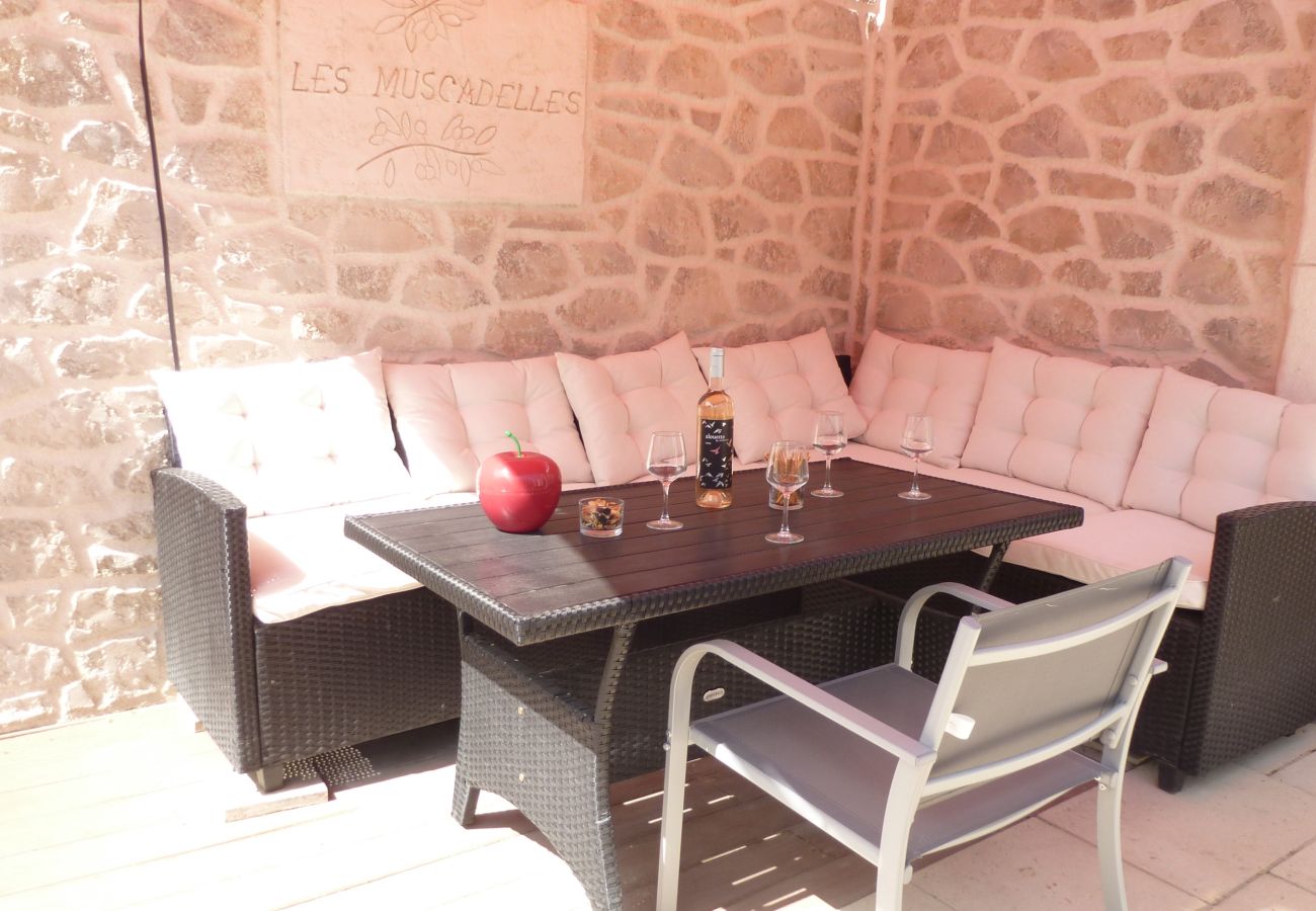 House in Caumont sur Durance - House with heated swimming pool and jacuzzi “La castagne”