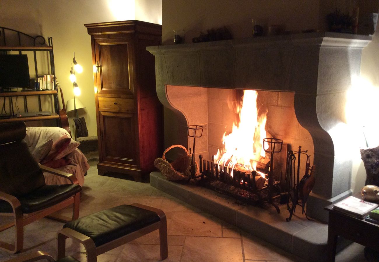 cheminée pour les soirée en famille ou entre amis